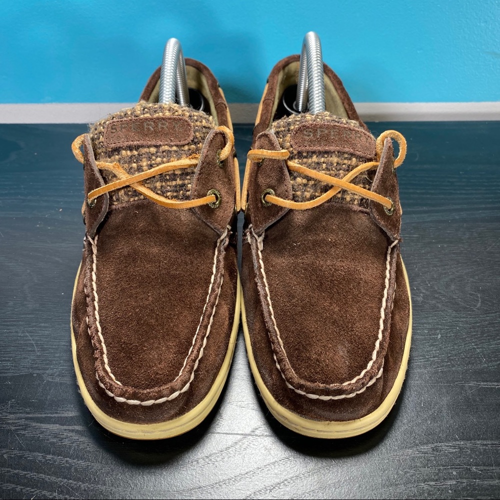 Sperry top sider soft suede shoes - Picture 2 of 8